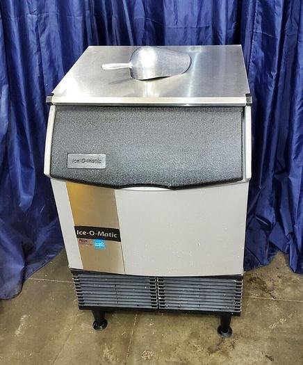Used Ice-O-Matic ICEU220HA Half Cube Undercounter Ice Machine 238 LB