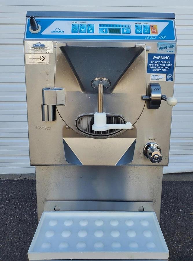 Used CARPIGIANI LB302 RTX-G Ice Cream Gelato BATCH FREEZER 15 Quarts VERY NICE UNIT
