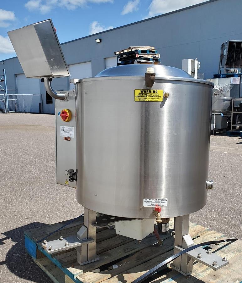 Used SAVAGE BROS 450 Lb Chocolate Melter Conditioner Tempering Machine Mixing Kettle