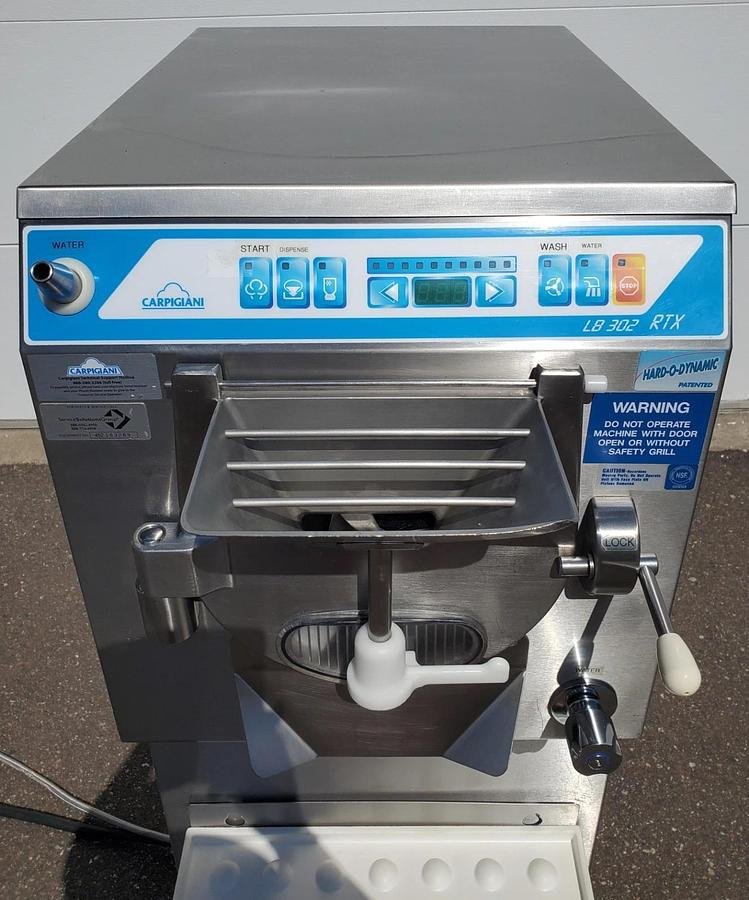 Used CARPIGIANI LB302 RTX-G Ice Cream Gelato BATCH FREEZER 15 Quarts VERY NICE UNIT