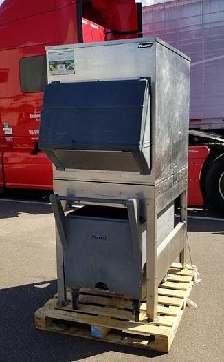 Used FOLLETT 1000 LB Chewblet Ice Maker + FOLLETT  700LB Ice Storage Bin + Condenser