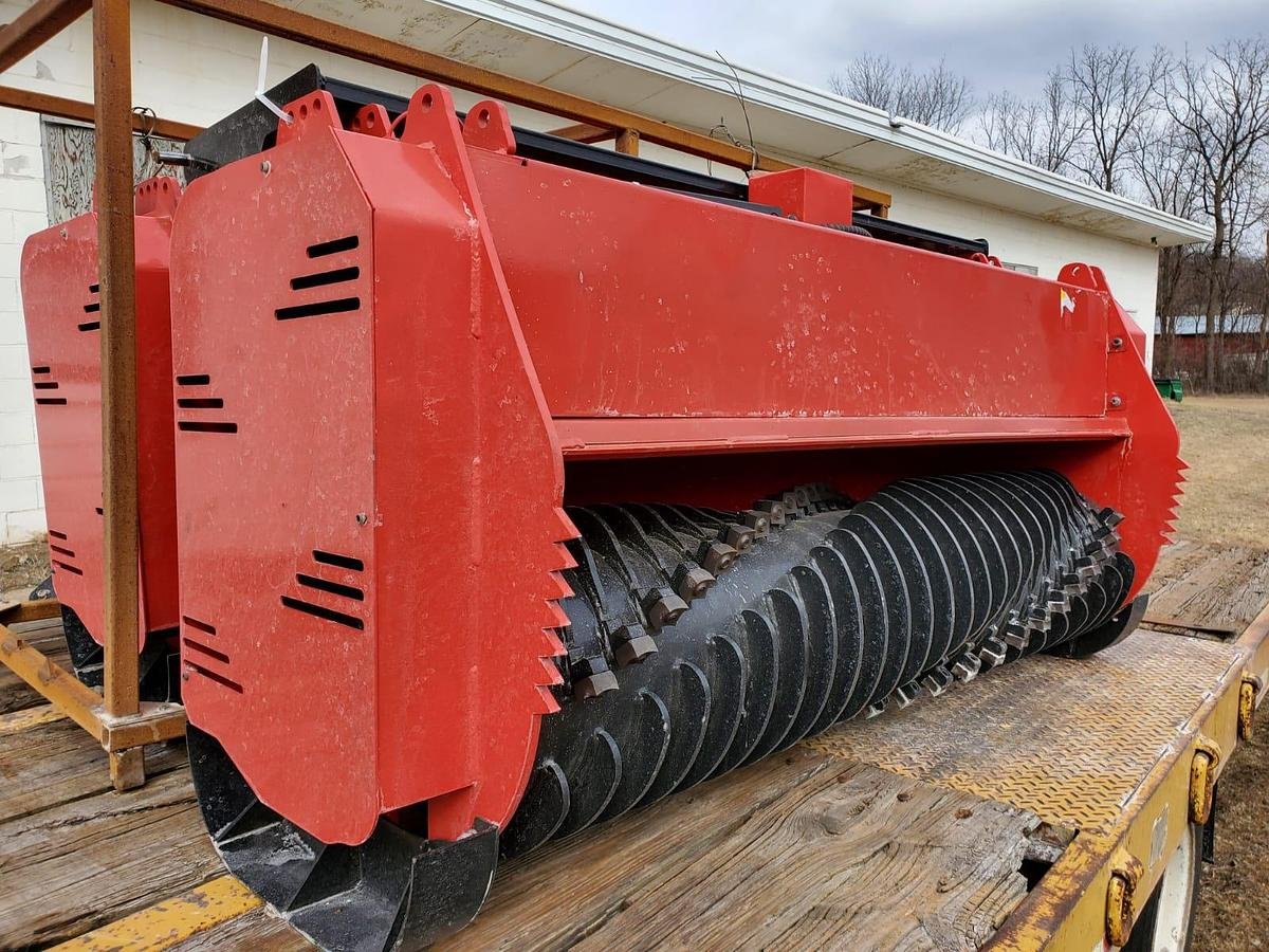 72" Skid Steer Drum Forestry Mulcher
