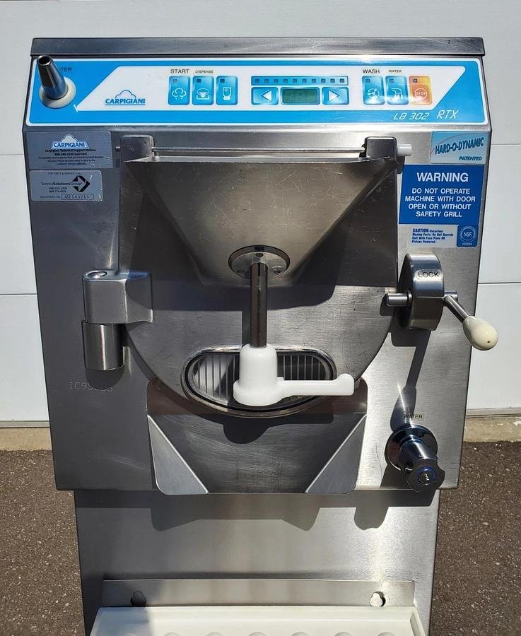 Used CARPIGIANI LB302 RTX-G Ice Cream Gelato BATCH FREEZER 15 Quarts VERY NICE UNIT