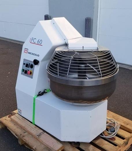 Used MECNOSUD FC60 Fork Dough Mixer 74 quarts / 132 LB Capacity Pizza Dough