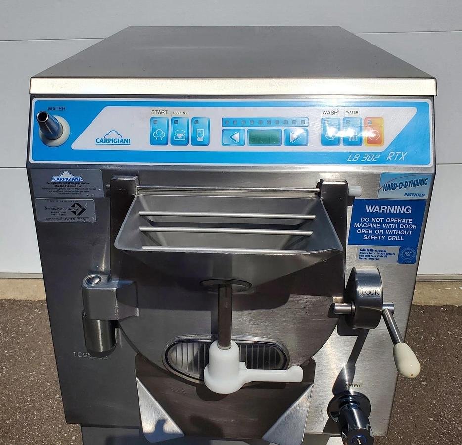 Used CARPIGIANI LB302 RTX-G Ice Cream Gelato BATCH FREEZER 15 Quarts VERY NICE UNIT